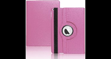 Ntech Hoes geschikt voor Apple iPad iPad 9.7 (2017 / 2018) hoesje 360° draaibaar Licht Roze