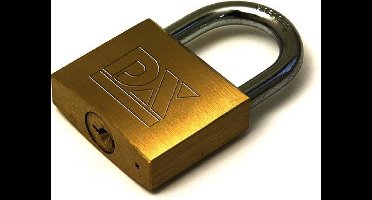 Dulimex Cilinderhangslot HS 252B KA 25mm sleutelnummer 252 dubbel vergrendeld 0182.400.2252