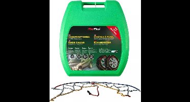 ProPlus Sneeuwkettingen - Ø 16 mm - Handmatige spanner - 2 stuks - Zilver - Staal