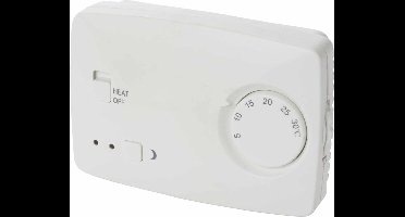 Perel Kamerthermostaat, niet programmeerbaar, wit