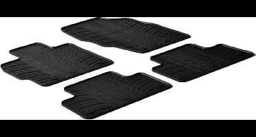 Gledring Rubbermatten passend voor Mazda CX-7 benzine 2007- (T profiel 4-delig + montageclips)