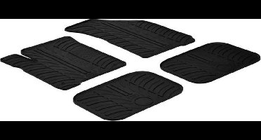 Gledring Rubbermatten passend voor FIat Freemont 2012- (T profiel 4-delig + montageclips)