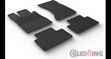 Gledring Rubbermatten passend voor Mercedes S-Klasse W220 1998-2005 (G profiel 4-delig)