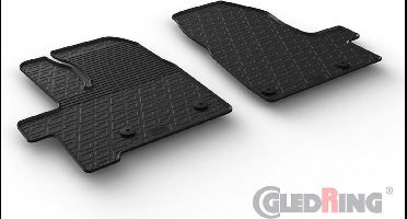 Gledring Rubbermatten passend voor Ford Tourneo Custom/Passenger 2018- (Automaat) (G profiel 2-delig + montageclips)