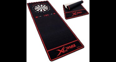 XQ Max Carpet Dartmat Black Red 237x80