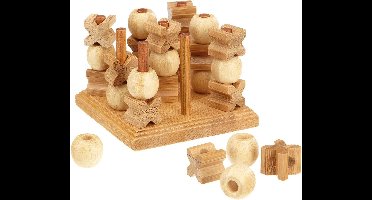 Philos Tic Tac Toe 3-D, Bamboe