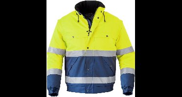 Havep 5139 All season jack Marine/Fluo Geel maat XXL