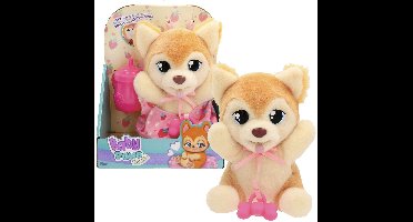 Baby Paws Yummy Shiba - Interactieve pluchen knuffel