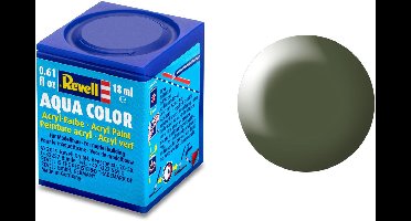Revell Hobbyverf Acrylverf - Aqua #361 Olive Green - Satin - RAL6003 - Acryl - Verf potje - 18 ml