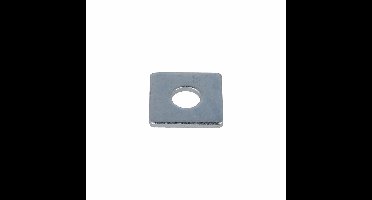 Sluitplaat verzinkt DIN436 M16 (17.5x40x40x4.0 mm) – vierkante sluitring – 4 stuks
