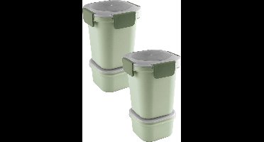 Sunware Sigma Home Food lunchbeker 0.75L - Set van 2 - Groen