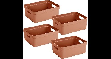 Sunware - Sunware Sigma home set van 4 24L opbergbox - terra