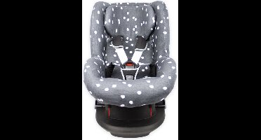 Briljant Baby Autostoelhoes Axiss - Spots - Antraciet - Zomerhoes - 100% katoen