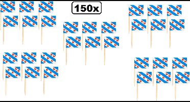 150x Cocktailprikker Friesland - festival party fun winterfeest thema feest cocktail prikker Fries