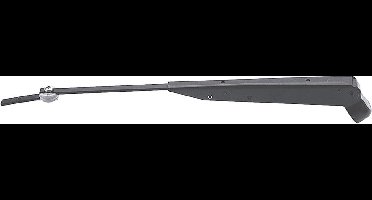 Talamex verstelbare RVS zwarte Ruitenwisserarm 254-356mm