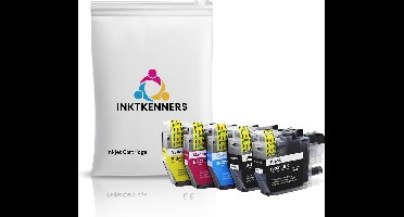 Inktcartridges Geschikt voor Brother - LC3213 multipack van 5 kleuren Geschikt voor Brother MFC-J491DW, MFC-J497DW, DCP-J572dw, MFC-J890DW, MFC-J895DW, DCP-J772DW ,DCP-J774DW