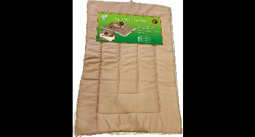 Ligkussen Cozy Duo bruin/wit 58x42 cm