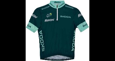 Santini Tour De France Official Best Sprinter Korte Mouw Wielertrui Groen 9 Years Kinderen