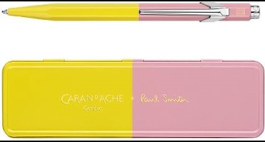 Caran D'Ache 849 Paul Smith Chartreuse & Rose Limited Edition Balpen