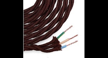 Kabel EDM 3 x 1 mm Bruin 5 m