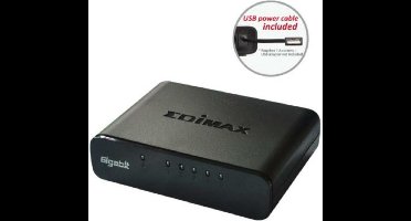 Edimax Es-5500G V3 Netwerk Schakelaar Gigabit 5 Poorten