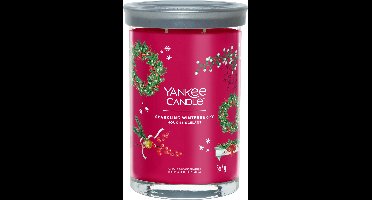 Yankee Candle - Sparkling Winterberry Large Tumbler Geurkaars - 100 branduren - twee lonten