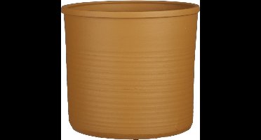 Mica Decorations Momo Bloempot - 28x28x25 cm - Terracotta - Lichtbruin