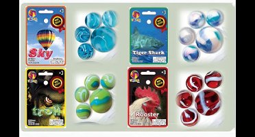 Adic Knikkers - 20 netjes met 4 verschillende soorten knikkers