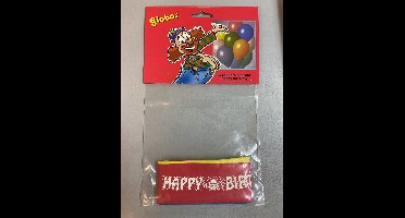 3 ballon banner happy birthday