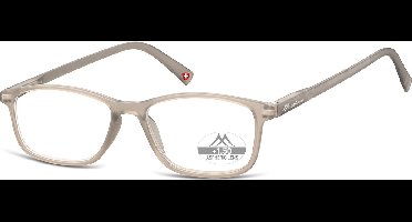 Montana Leesbril MR51C Rechthoekig Grijs Sterkte +3:00