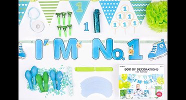 Partydeco - Decoratiebox No. 1 boy