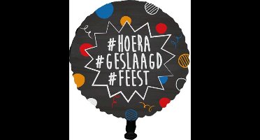Folieballon - Hoera geslaagd