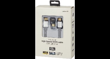 CableMax HDMI-kabel met adapter 7,5 meter