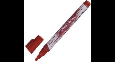 Bic - Viltstift Liquid whiteboard rond rood medium | 12 stuks