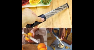 *** 1x Heble® Premium Rasp - Kaas/Citroen/Citrus Fijn Zesteur - Rvs Zester - van Heble® ***