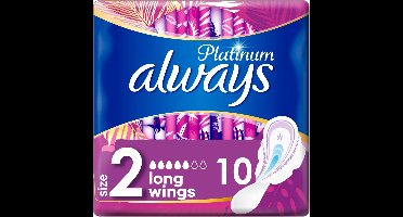 16x Always Maandverband Platinum Long 10 stuks