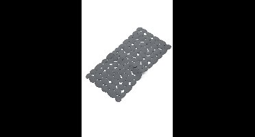 Badmat Antislip - stones Zwart - Afmeting 36x75cm