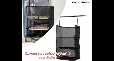 Handig en Praktisch Gadget Travel Opvouwbare Schap Organizer voor Koffers
