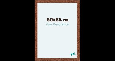 Your Decoration - Fotolijst 60x84 cm - MDF - Walnoot - Como