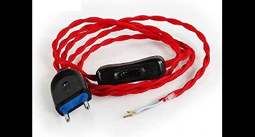 Voedingskabel EDM Lichtschakelaar Veter, koord 2 x 0,75 mm 2 m