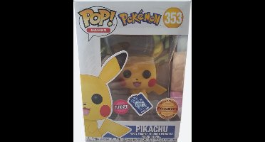 Funko Pop! Pokemon Flocked Pikachu #353 - Funko Club Micromania Exclusive - Rare Grail Zeldzaam