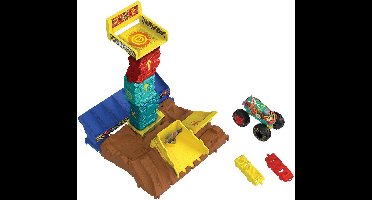 Hot Wheels Monster Trucks ARENA SMASHERS Demo Derby Car Jump Challenge, Voertuig & circuitset, 4 jaar, Metaal, Kunststof, Meerkleurig