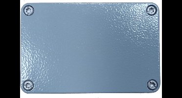 6x Weidmuller Klippon - schakelkast leeg -voor wandbevestiging - 64x98x34mm - IP66 - RAL7001 - model 9529110000 - 6 stuks in verpakking