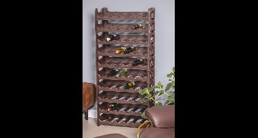 Cosy & Trendy Wijnrekken Stapelbaar Kunststof - 10 Stuks - Bruin