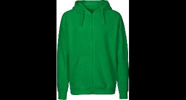 Fairtrade Men's Zip Hoodie met capuchon Green - 3XL