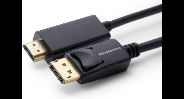 Microconnect MC-DP-HDMI-300 video kabel adapter 3 m DisplayPort Zwart