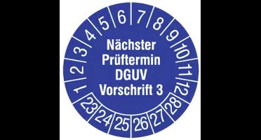HT Instruments 2002270 Prüfplaketten 30mm Veiligheidscontrolestickers Veiligheidstestplaatjes 30mm 1 stuk(s)