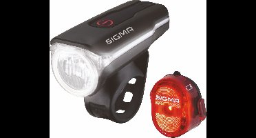 Sigma Aura 60 USB + Nugget II Fiets Verlichtingsset - 60 Lux