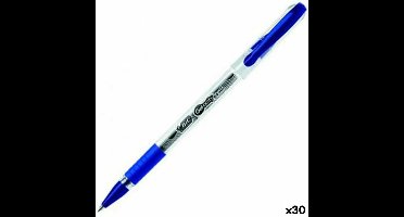 Gelpen Bic Ocity Stic Blauw 0,5 mm (30 Stuks)