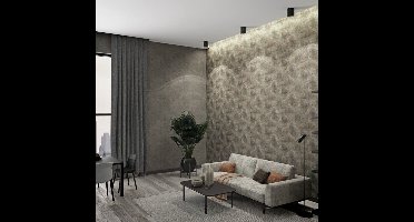 Noordwand - Vintage - Deluxe - Behang - Graphic - Circle - Look - metallic - groen